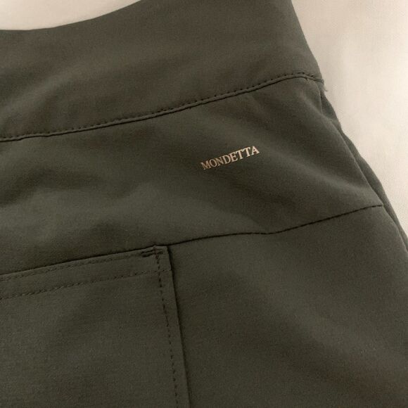 Mondetta Women's Lined Tailored Pant High-Rise Comfort Stretch Size 8 green - Picture 10 of 11